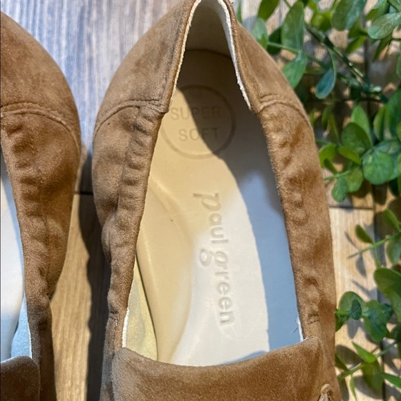 Paul Green Sally Tan Suede Penny Loafer  Women’s Sz 5 NWOT - Picture 3 of 10